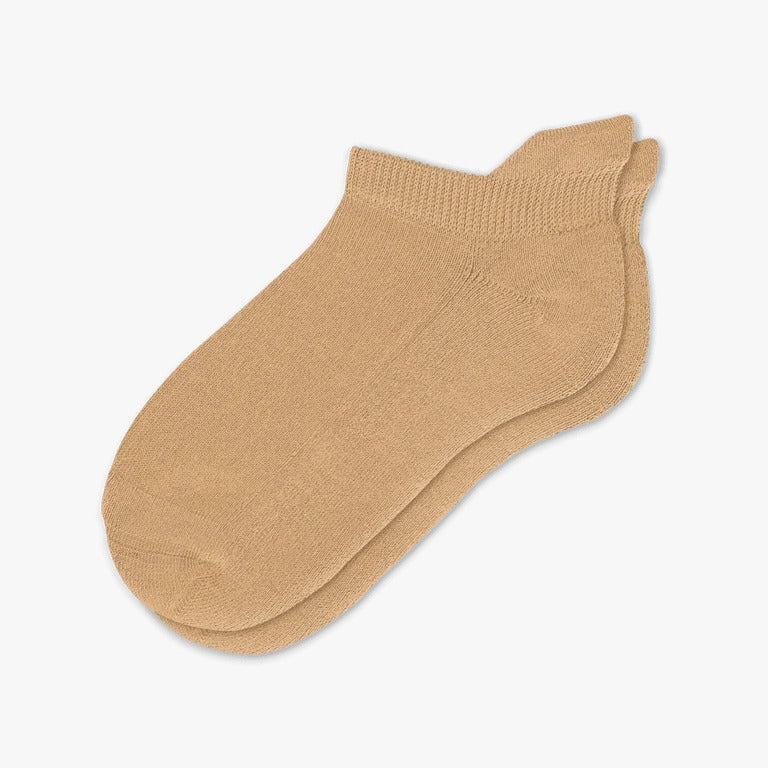 Beige | Super-Stretch™ Diabetische Enkel Sokken