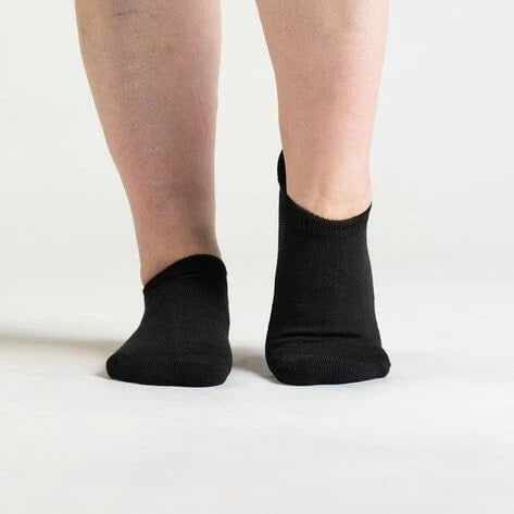 Zwart | Super-Stretch™ Diabetische Enkel Sokken